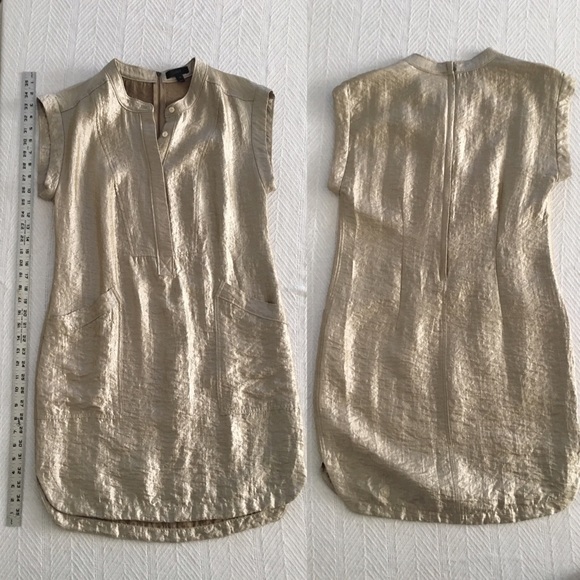J. Crew Dresses & Skirts - J. Crew Gold Metallic Dress